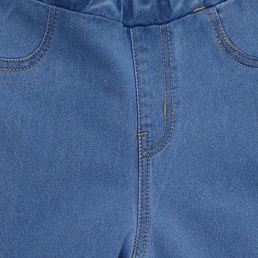 Girls' Jeans, मध्यम नीला, large image number null