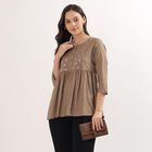 Ladies' Kurti, भूरा, small image number null