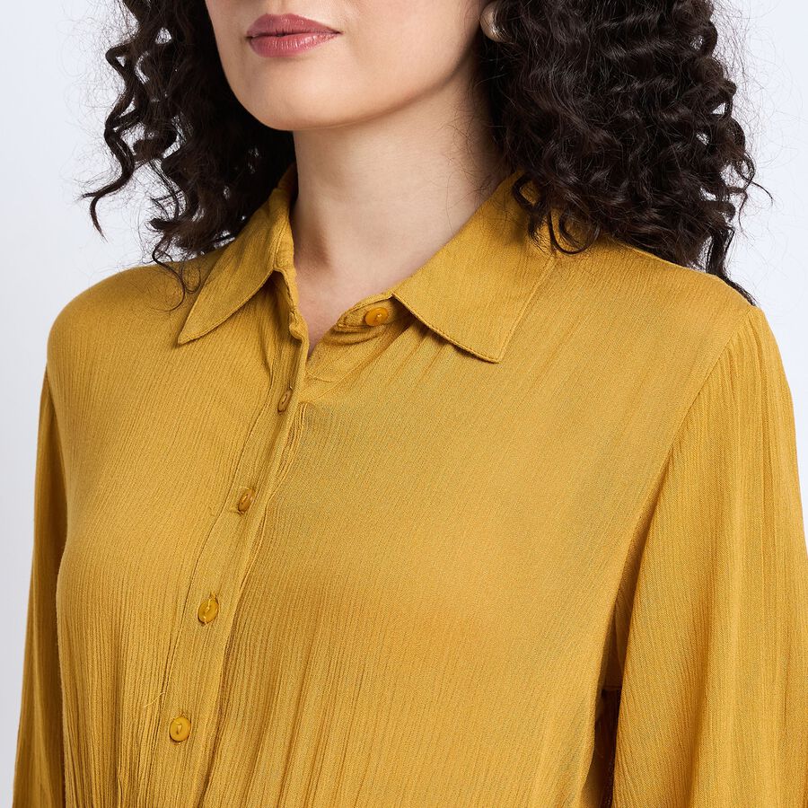 Ladies' Dress , Mustard, large image number null