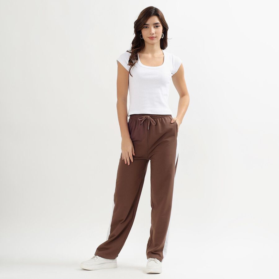 Ladies' Track Pants, Brown, large image number null