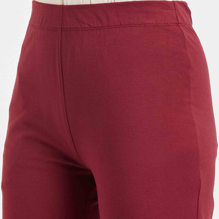 Solid Churidar, Maroon, large image number null