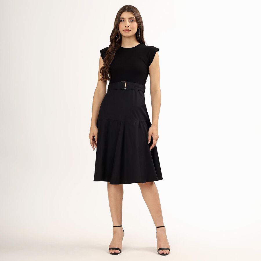 Ladies' Empire Dress , Black, large image number null