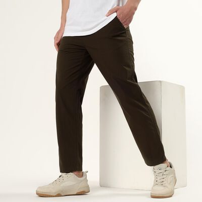 Men's Slim Fit Casual Cotton Trousers
