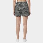 Women's Black Regular Fit Drawstring Shorts, Black, small