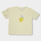 Girls' 100% Cotton T-Shirt , पीला, small