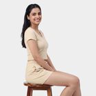 Women's Beige Co-Ord Set, Beige, small