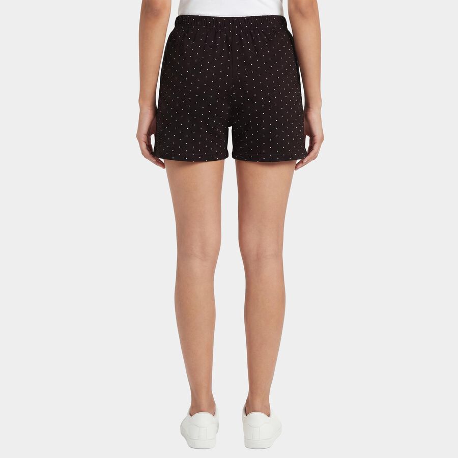 Women's Brown Regular Fit Drawstring Shorts, Brown, large