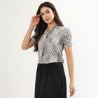 Women's Off White Classic Collar Classic Shirt, Off White, small