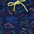 Boys' Midnight Navy Blue Regular Fit Dinosaur Printed Pyjama, Navy Blue, small