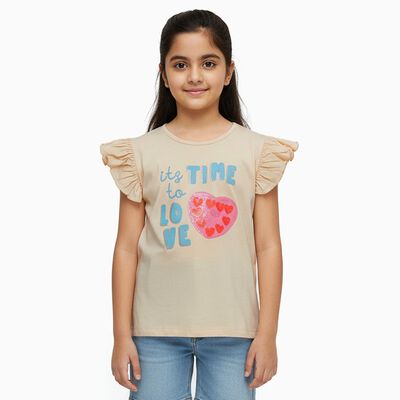 Girls' 100% Cotton T-Shirt