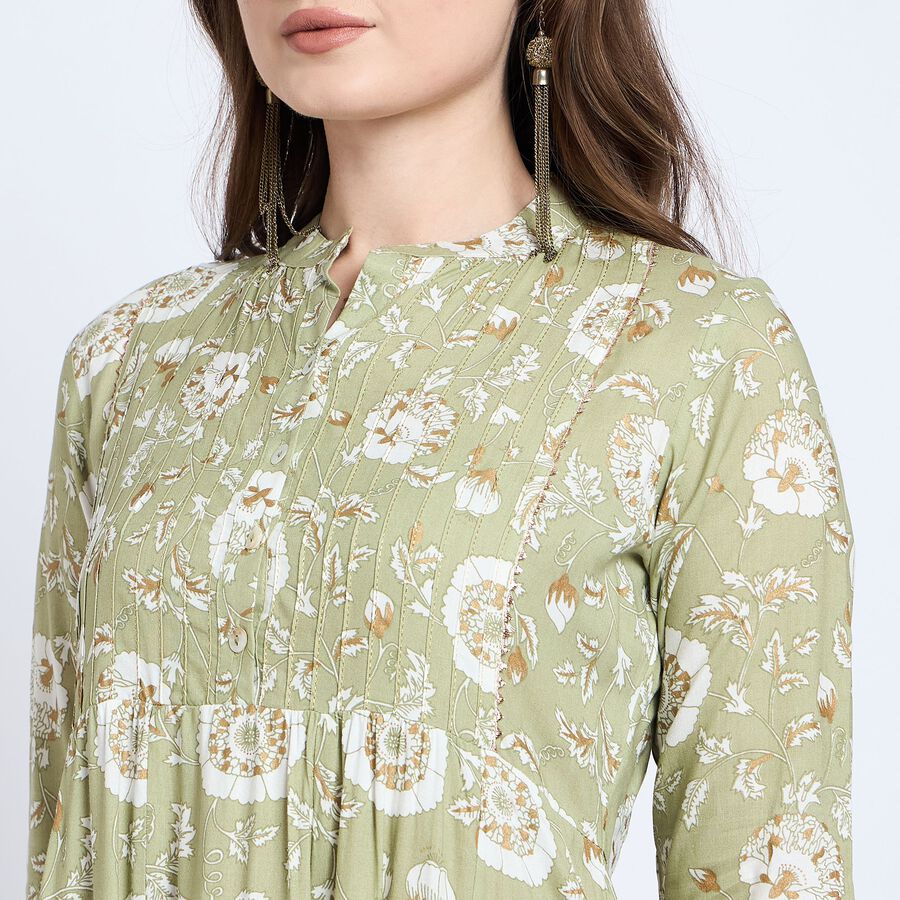 Ladies' Kurta, Light Green, large image number null