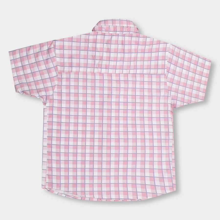 Boys' 100% Cotton Casual Shirt , गुलाबी, large image number null