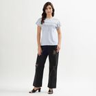 Ladies' Round Neck T-Shirt, Light Blue, small image number null