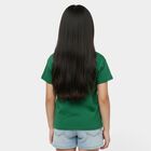 Girls' T-Shirt, गहरा हरा, small