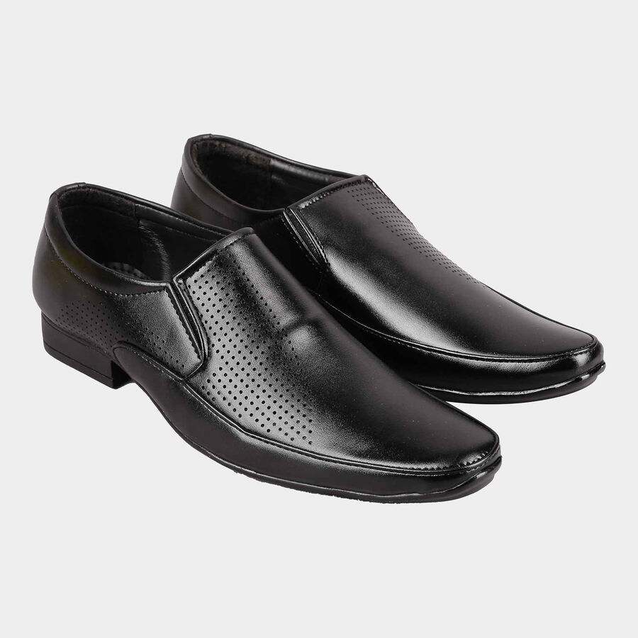 Slip On Formal Shoes, Black, large image number null