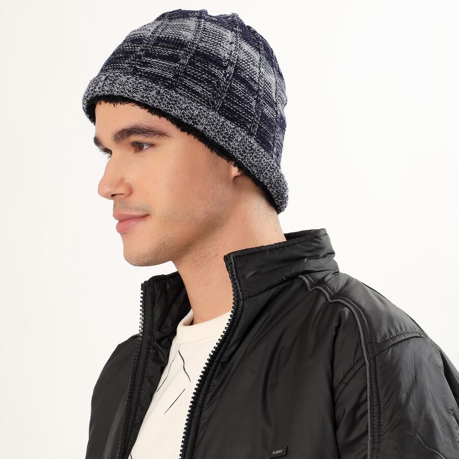 Men's Cap, नेवी ब्लू, large image number null