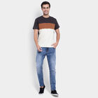 Cotton Round Neck T-Shirt, Dark Grey, small image number null