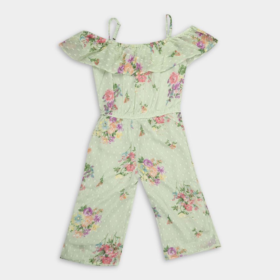 Girls' Jump Suit , Light Green, large image number null