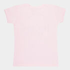 Girls Cotton T-Shirt, Light Pink, small image number null