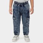 Boys' Jeans, गहरा नीला, small