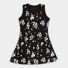 Girls' Frock, काला, small image number null