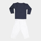 Infants Cotton Baba Suit, Navy Blue, small image number null
