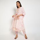Ladies' 100% Cotton Ethnic Set, गुलाबी, small image number null