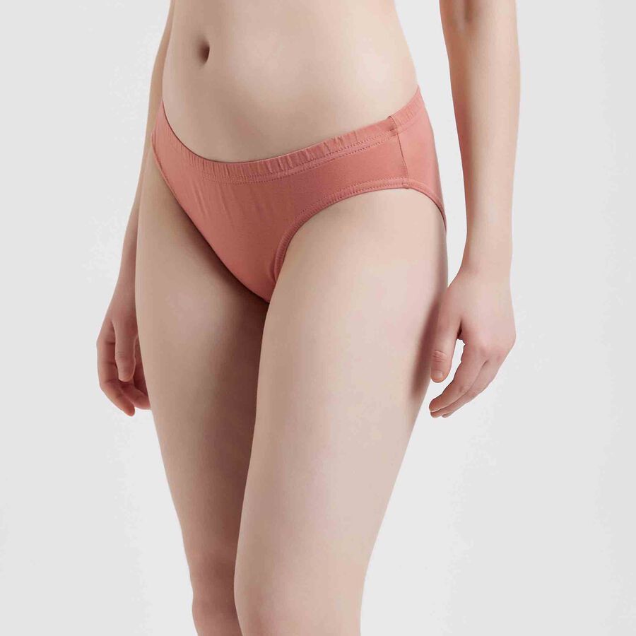 Solid Panty, Brown, large image number null