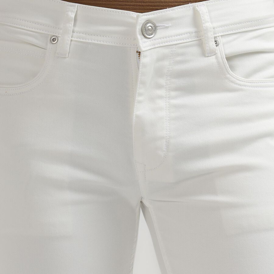 Men's Skinny Jeans, सफ़ेद, large image number null