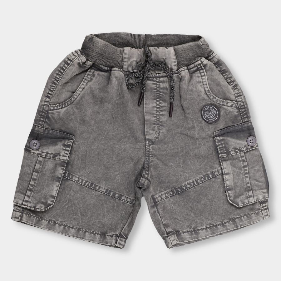 Boys' 100% Cotton Jamaicans , चारकोल, large image number null