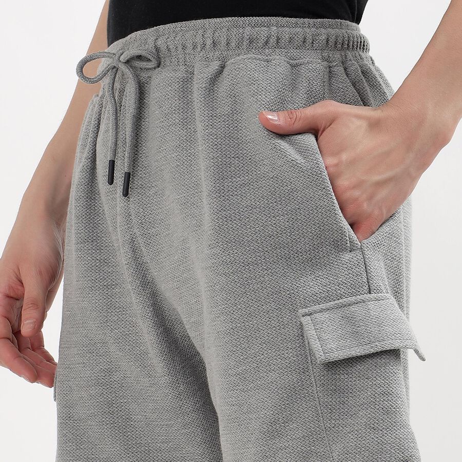 Men's Basic Bermuda, मिश्रित हल्का ग्रे, large image number null