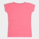 Girls Cotton T-Shirt, Pink, small image number null