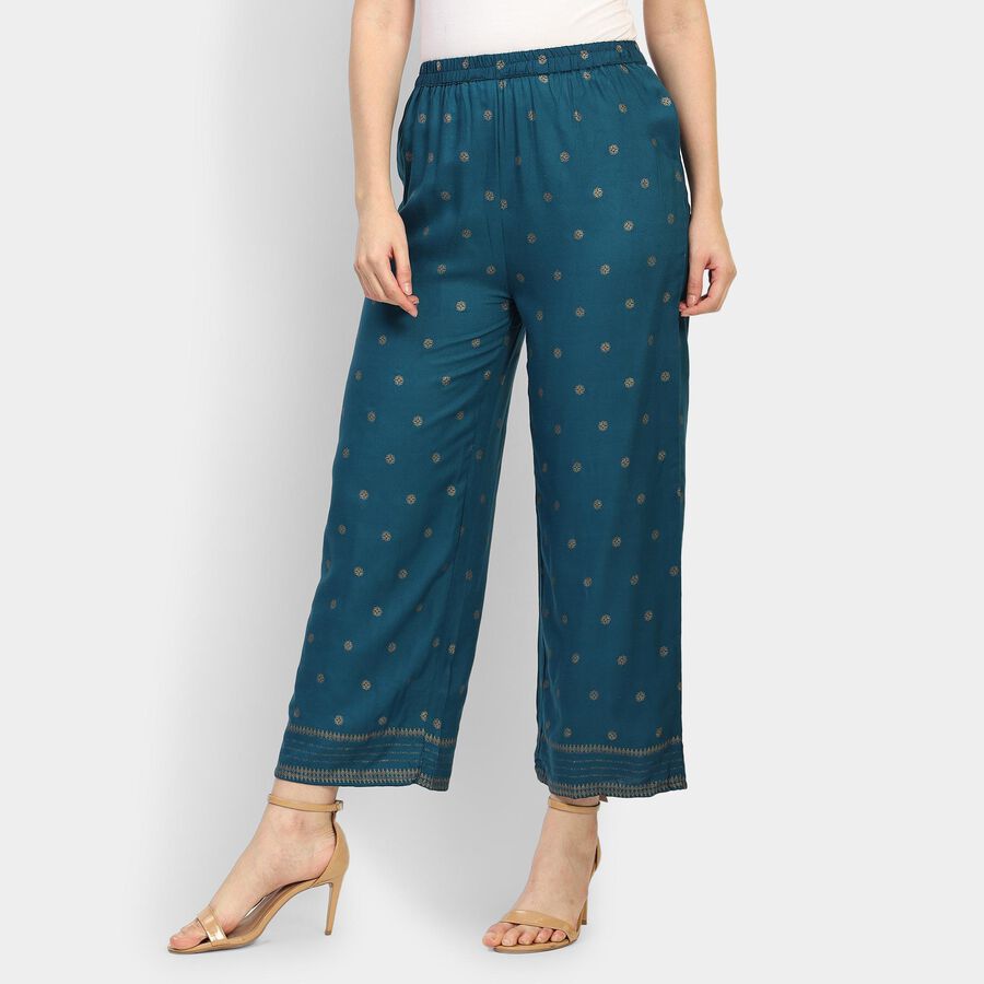 Ladies' Palazzos , Teal Blue, large image number null