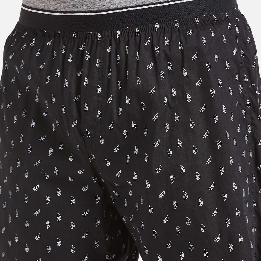 Cotton Printed Boxers, Black, large image number null