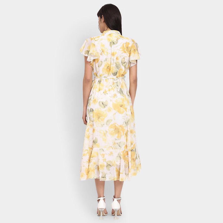 Ladies' Dress , Yellow, large image number null