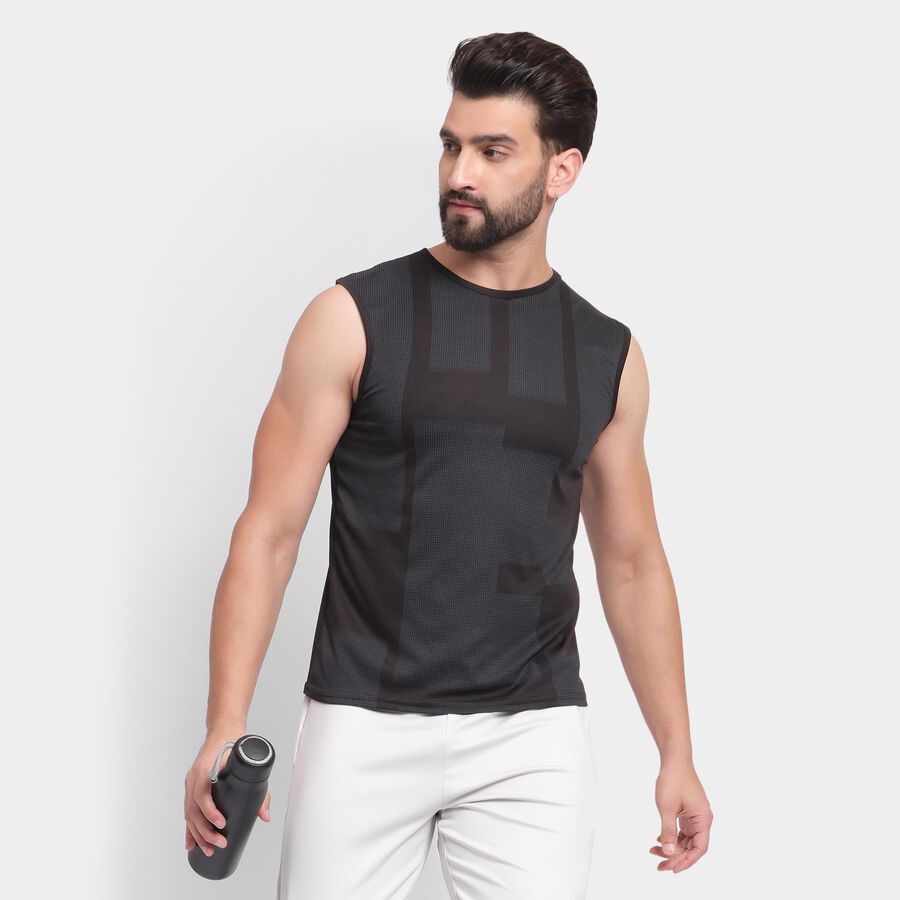 Men's T-Shirt, काला, large