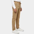 Boys' Light Beige Regular Fit Washed Jeans, Beige, small