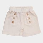 Girls' Shorts, ऑफ व्हाइट, small
