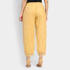 Ladies' 100% Cotton Palazzos , गहरा पीला, small image number null