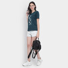 Round Neck T-Shirt, Dark Green, small image number null