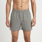 Men's Black Regular Fit Solid Boxers, Black, small