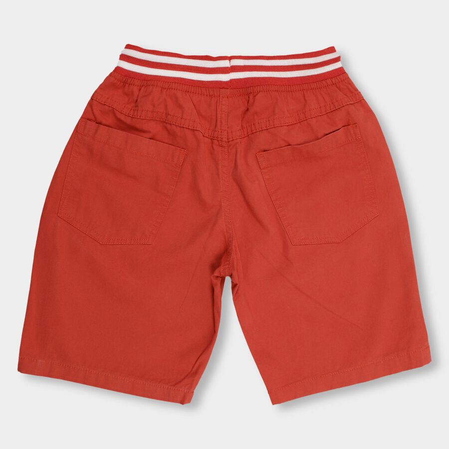 Boys' 100% Cotton Bermudas , Red, large image number null