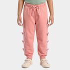 Girls Pink Jogger Butterfly Applique Pyjama, हल्का गुलाबी, small