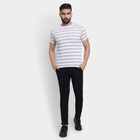 Men's Round Neck Half Sleeves T-Shirt , White, small image number null
