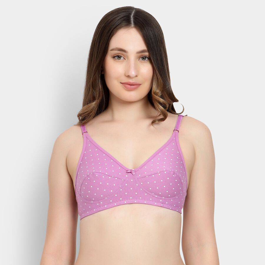 Ladies' Non-Padded Bra, Lilac, large image number null