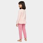 Girls Light Pink Round Neck Casual Hipster Set, हल्का गुलाबी, small image number null