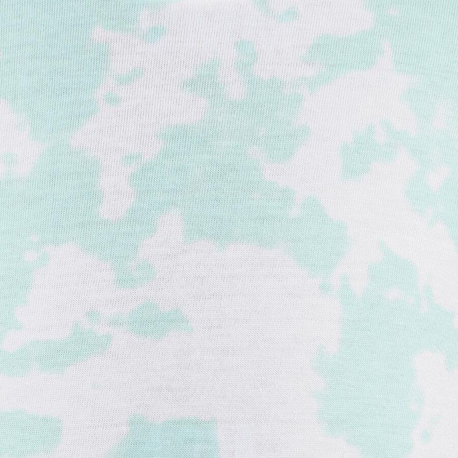 Infants' Light Green Cotton Round Neck Printed Baba Suit, Light Green, large