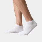 Men's Ankle Length Pack of 3 Socks ( Grey, White, Black ), काला, small