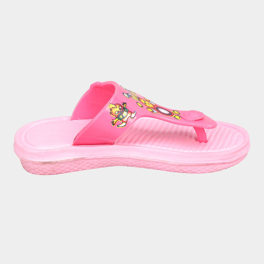 Girls Moulded Slipper, Pink, large image number null