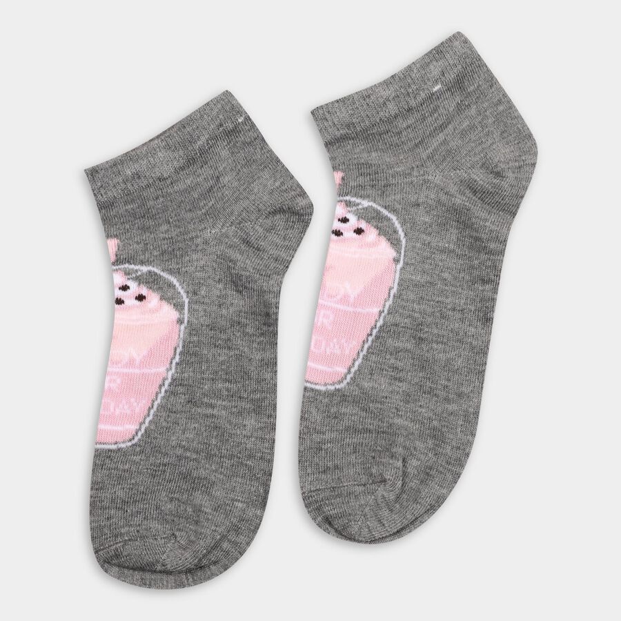 Ladies' Socks (Pack of 3), Assorted, large image number null